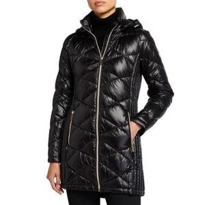 Michael Kors Black Packable Natural Down Jacket M